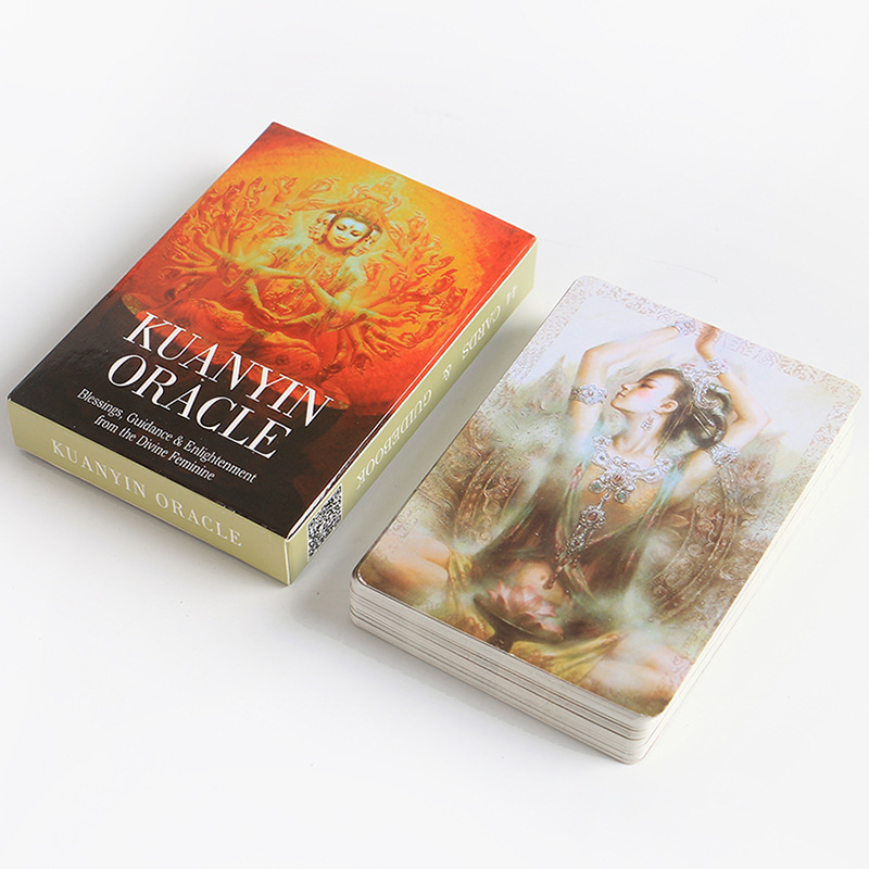 Guanyin Oracle Tarot Cards Spiritual Divination Deck_voghion.com