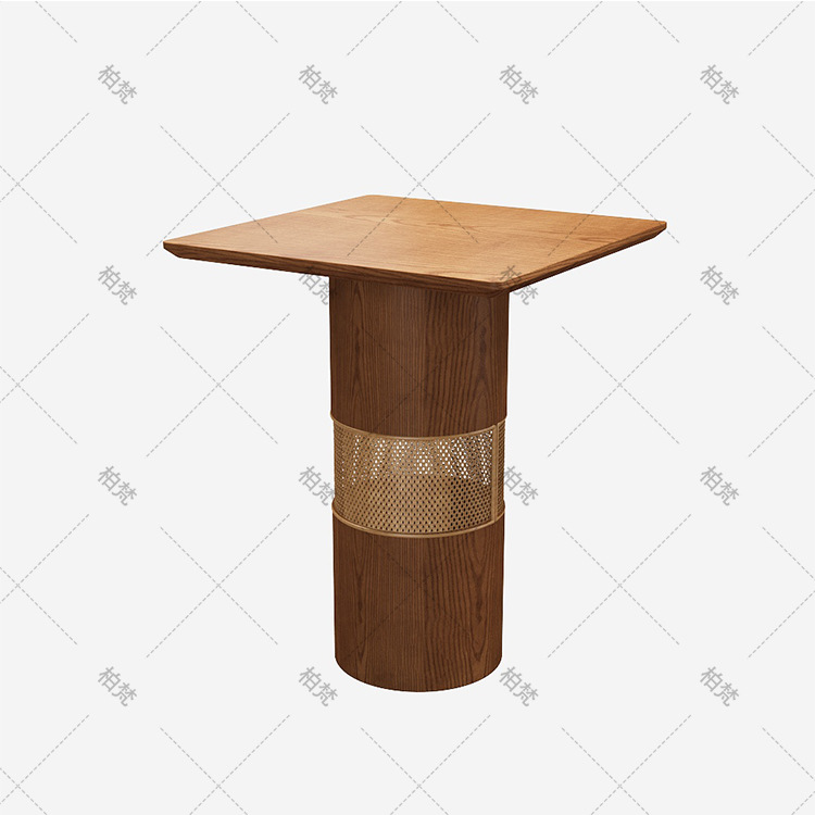 Cubo de Ratán cónico de mesa cuadrada 60 * 60 * 75