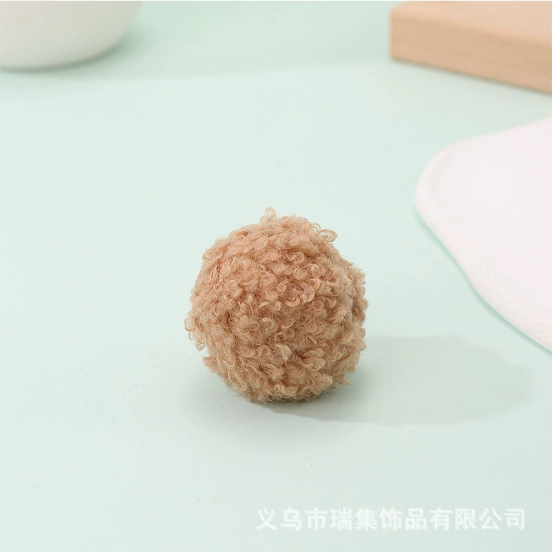 Puffer ball handmade, uniform, accessory with accessories, plush, DIY