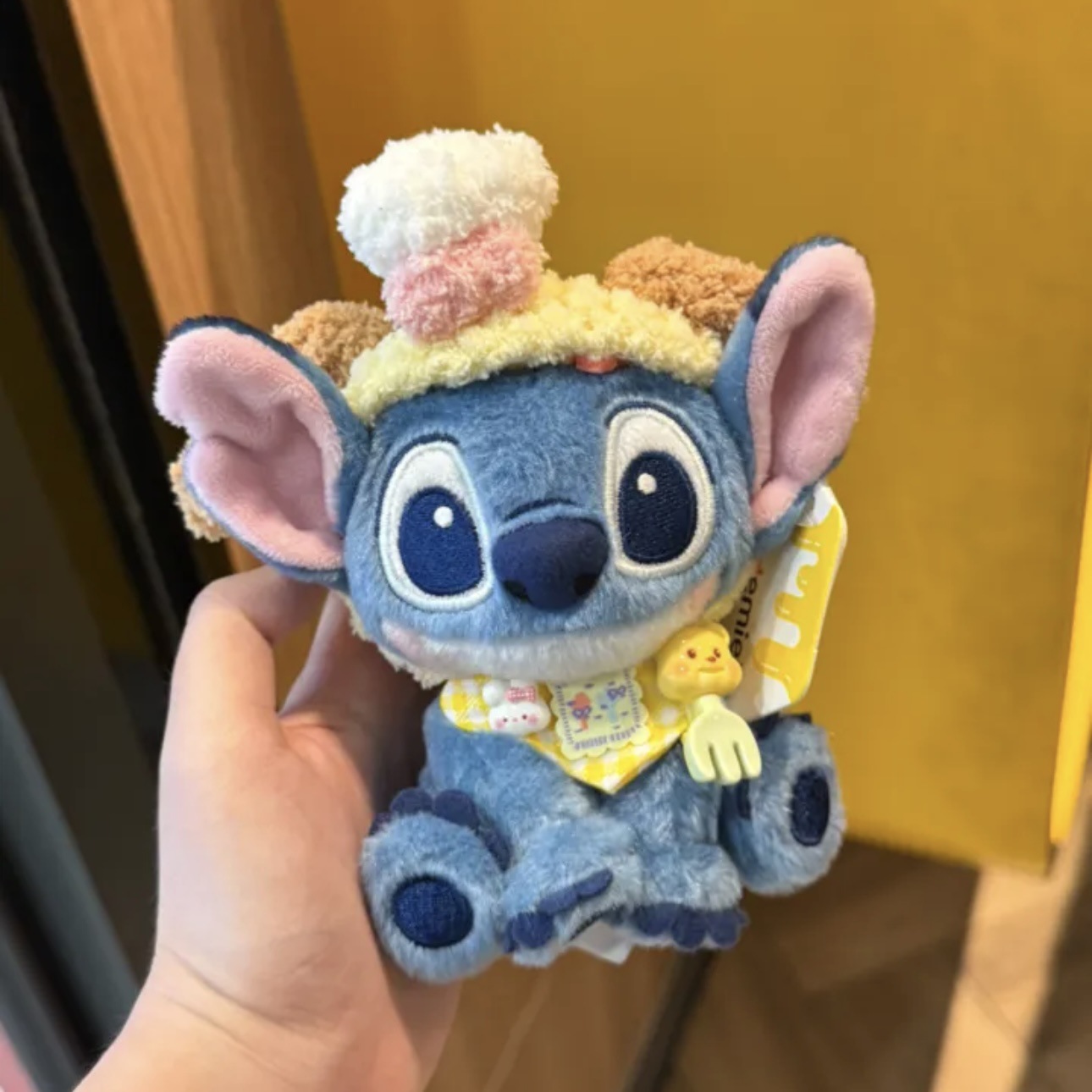 Genuino lindo Stitch Star Baby dibujos animados muñeco de peluche Stitch colgante llavero muñeca colgante regalo