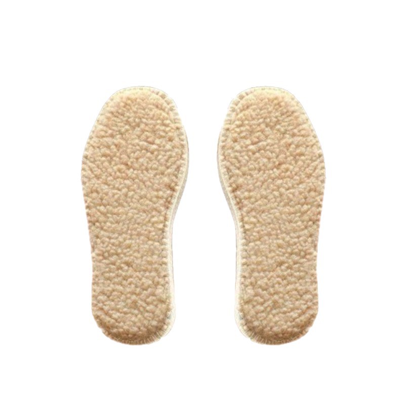 Plantillas de invierno más gruesas plantillas de cordero para niños plantillas de cordero transpirables absorben sudor plantillas calientes para niños y niñas