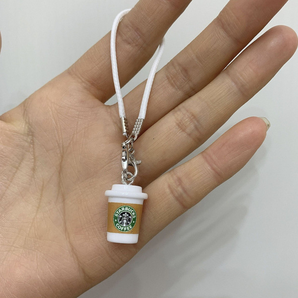 인형 집 미니 시뮬레이션 커피 컵 인형 액세서리 OB11 장면 액세서리 펜던트