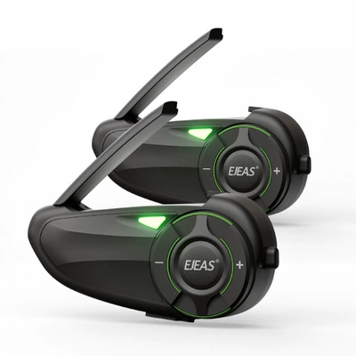 Ejeas Cross-Border Motorcycle Helmet Bluetooth Headset Export Intercom for 1000.6m People Ip67 Waterproof Q8 (Motorcycle Helmet Headset) - double-packaging