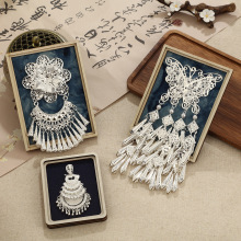 民族风特色磁吸冰箱贴云南贵州旅游文创苗族纪念工艺品磁吸冰箱贴