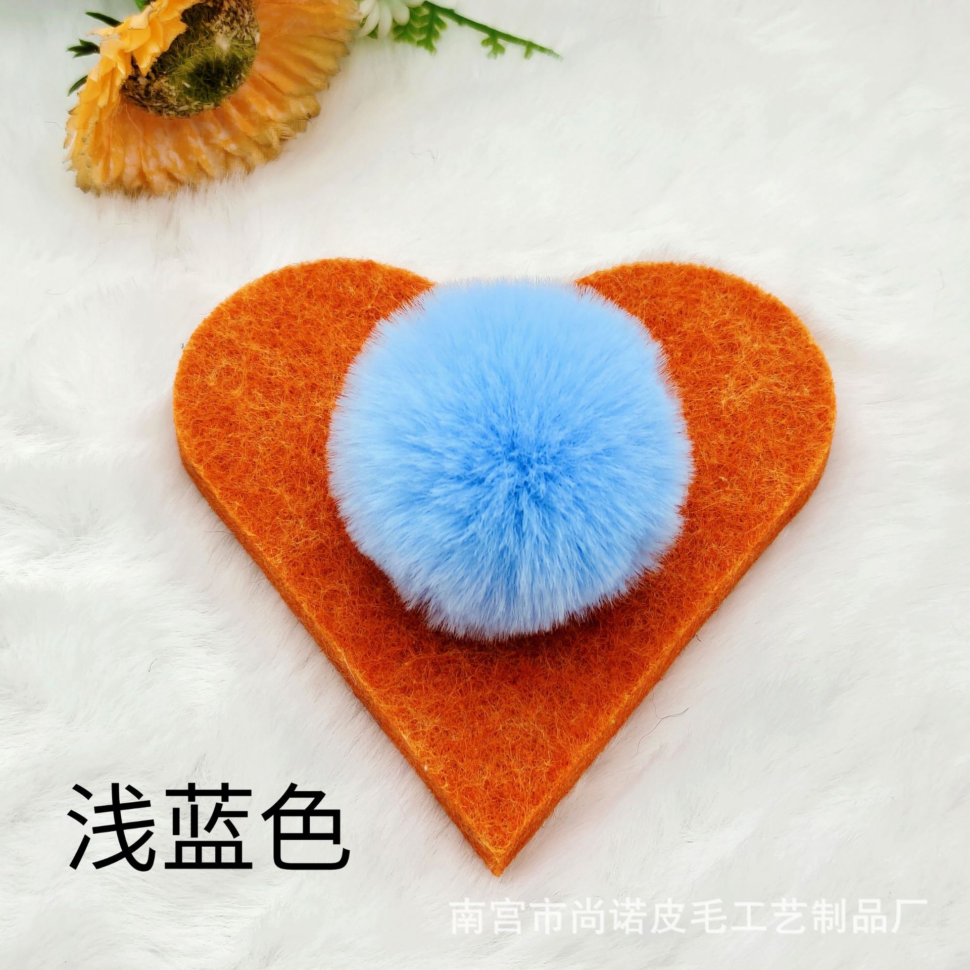 Imitación de conejo Rex Bola de piel corta Bola de piel falsa Rex bolsa de piel de conejo accesorios de juguete Bola de piel artificial