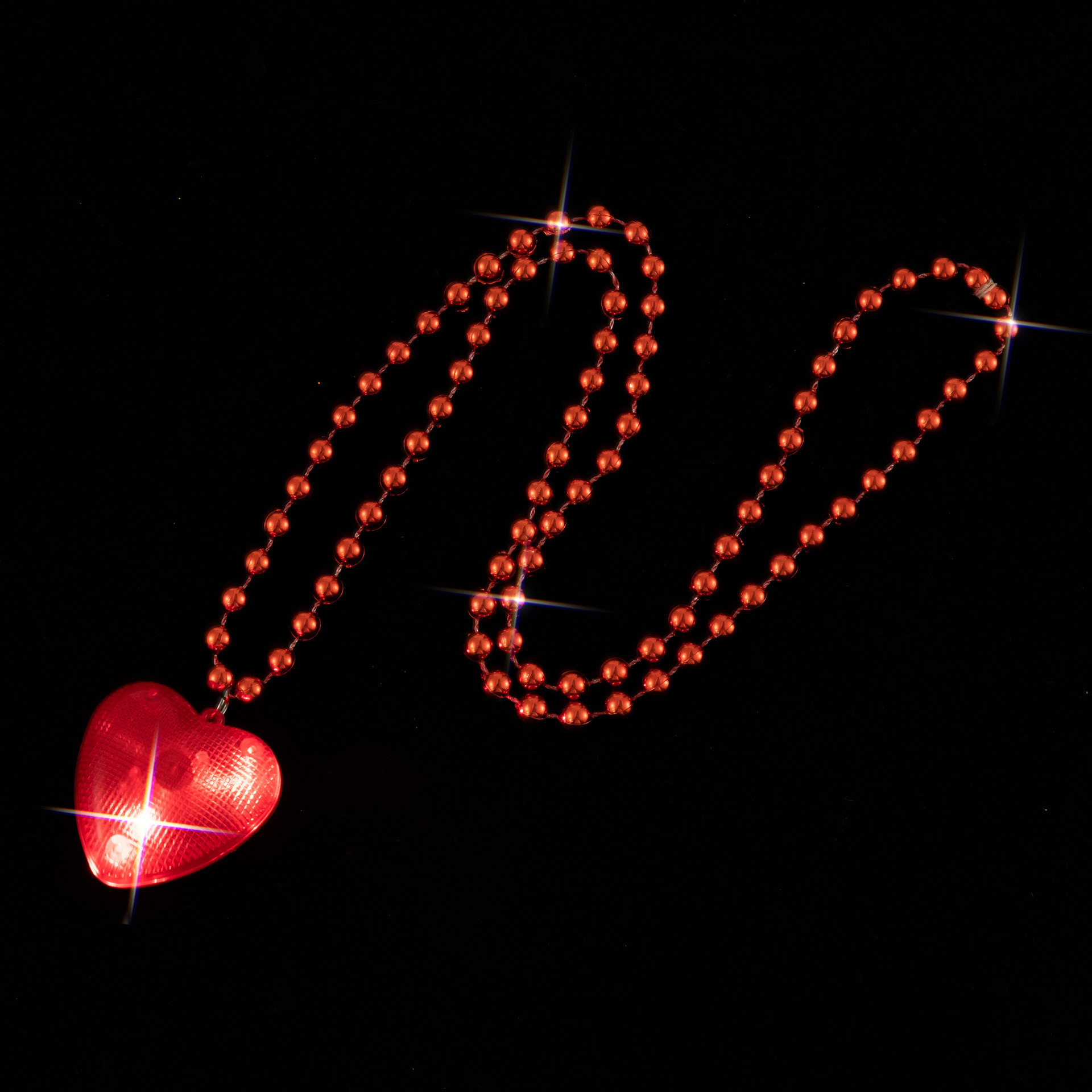 Retro Heart Shape Plastic Beaded Unisex Pendant Necklace display picture 4