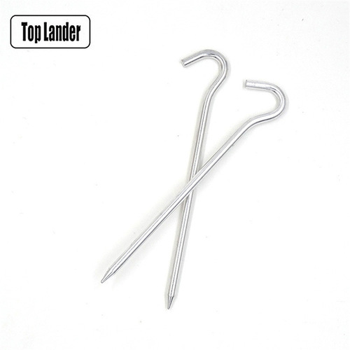 Outdoor Camping Tent Bungee Cord Question Mark Aluminum Alloy Ground Anchor Kit Fixing Rope Awnings Accessories