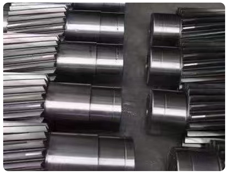 Gear shaft industrial non-standard 45# steel thickened gear shaft precision mechanical transmission hard tooth surface transmission gear shaft