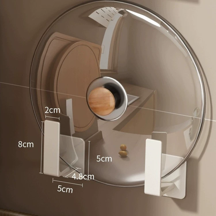 Spice Rack Wall-mounted Storage Rack Solid Wood No-drill from Yomiego