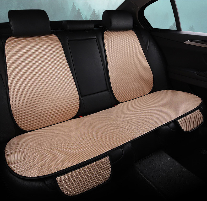 Cross-Border Linen Seat Cushion Anti-Slip Five-Piece Set for All Seasons, Front and Rear Car Seat Cushions for the Driver and Passenger in the Car