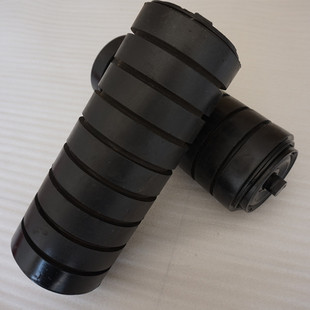 Baoding Huayun CEMA standard diameter 127mm buffer roller, various rubber ring roller, comb roller