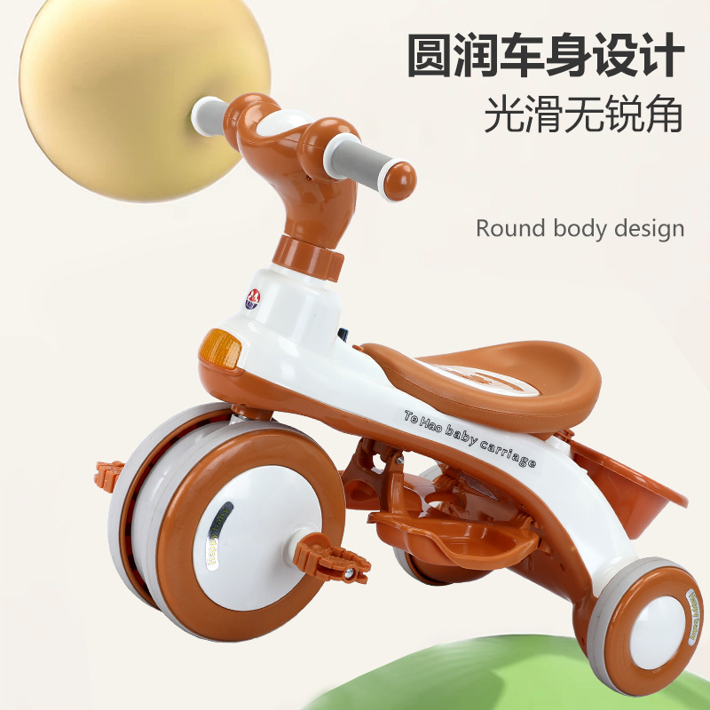 Triciclo para niños bicicleta multifuncional tres en uno 2 cochecito para bebés 1-3-6 años bicicleta de pedaleo para niños