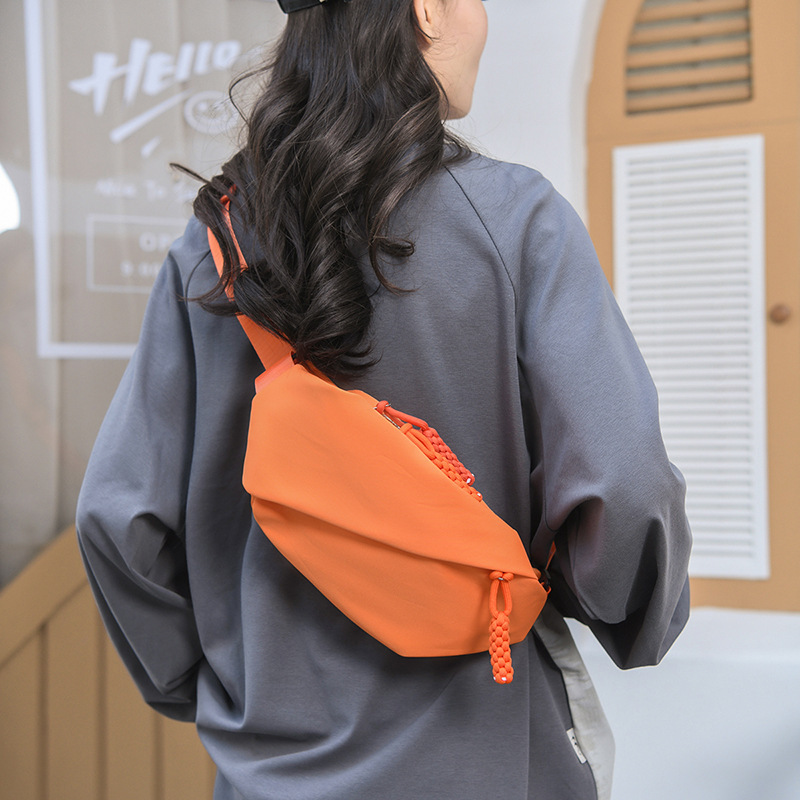 Cross-Border Chest Bag, Mobile Phone Bag, Outdoor Bag, Multi-Functional Large-Capacity Shoulder Crossbody Bag, Women's Chest Bag, Fashionable and Versatile