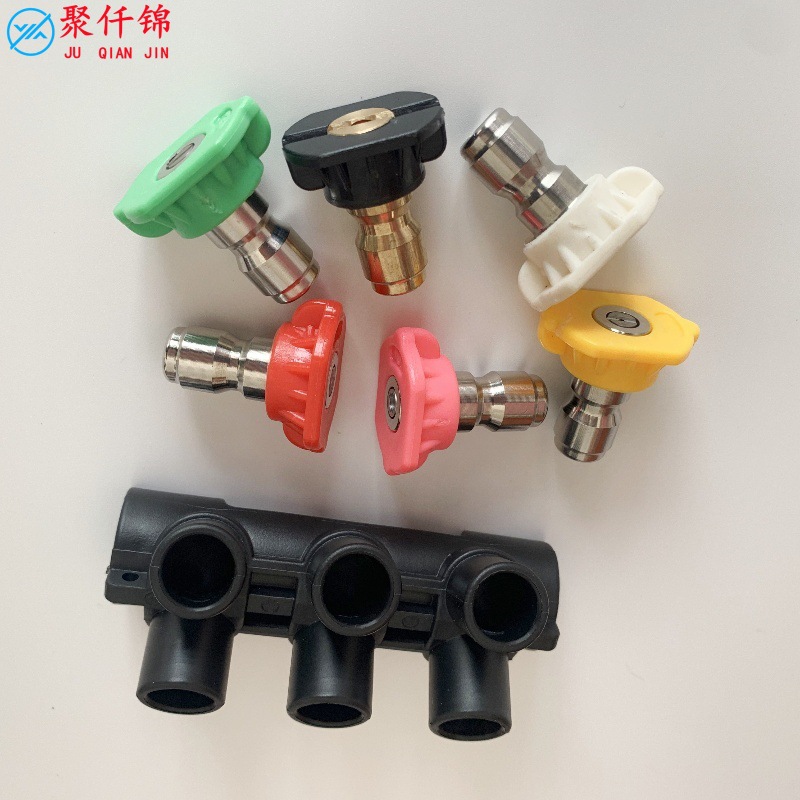 Cross-Border Upgrade High-Pressure Washer High-Pressure Gun Cleaning Rod Extension Rod 1/4 Quick-Plug Curved Rod Nozzle Extension Rod