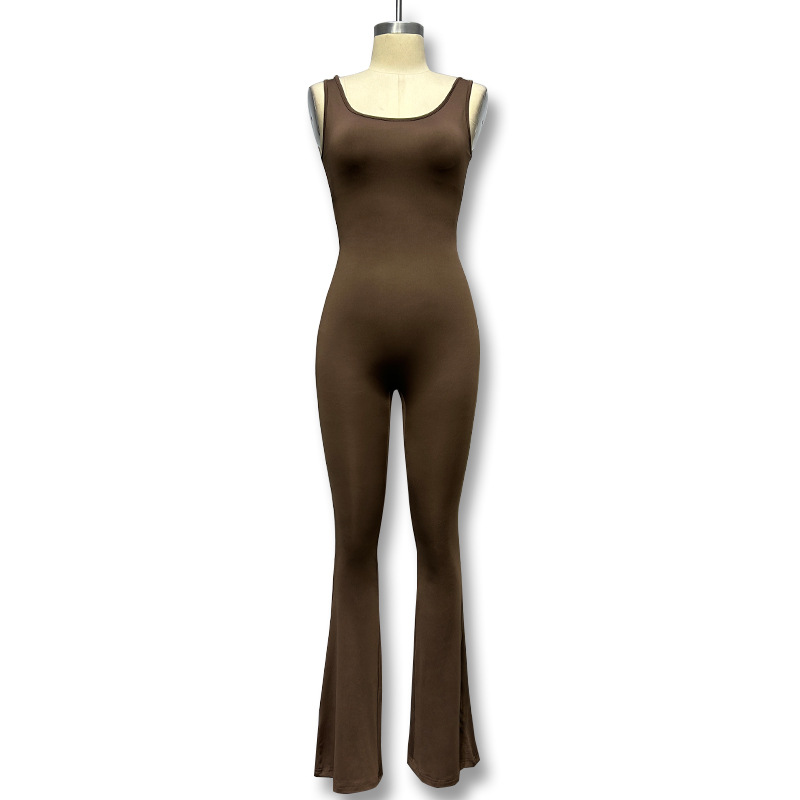 Mono de yoga ajustado de moda para comercio exterior transfronterizo 2026, estilo deportivo sin costuras con aberturas, casual, de cintura alta para mujer