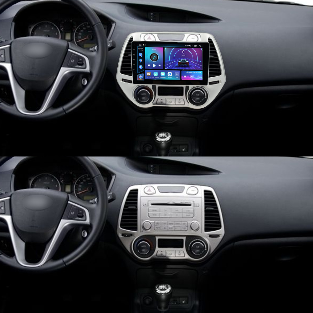 Aplicable a la pantalla de control central de cuatro núcleos / ocho núcleos de 2009 ~ 13 Hyundai I20 Android All-in - One de navegación de automóviles