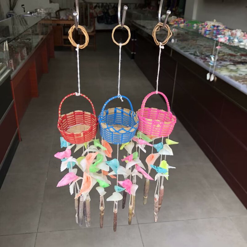天然サザエ貝殻風鈴工芸品の飾り飾り|undefined