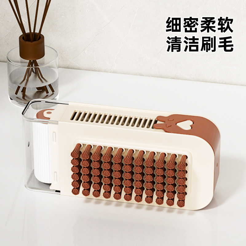 多功能肥皂起泡盒高弹肥皂盒洗衣服免手搓家用防滑沥水香皂收纳盒|undefined