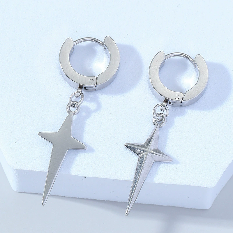 Сережки из нержавеющей стали, подвеска, модный металлический аксессуар, европейский стиль, прямые продажи с завода