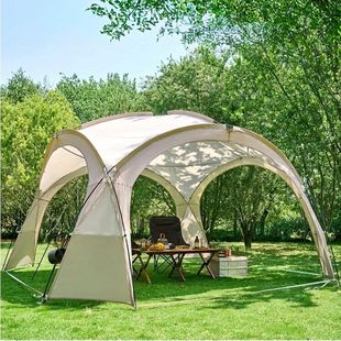 Dome Sun Protection Rainproof Park Tent Outdoor Camping 65-Person Windproof Outdoor 18-Ball Tent