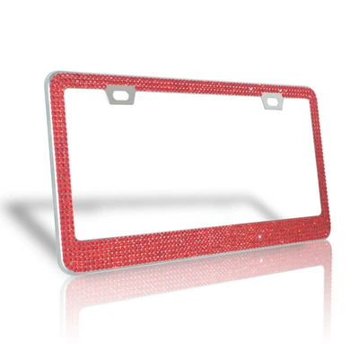 Steel License Plate Frame Rhinestone Acrylic – License plate holder/license plate holder