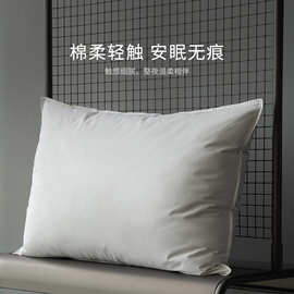 现货95白鹅绒枕芯全棉五星级酒店鹅绒枕芯高端民宿枕头全棉柔软