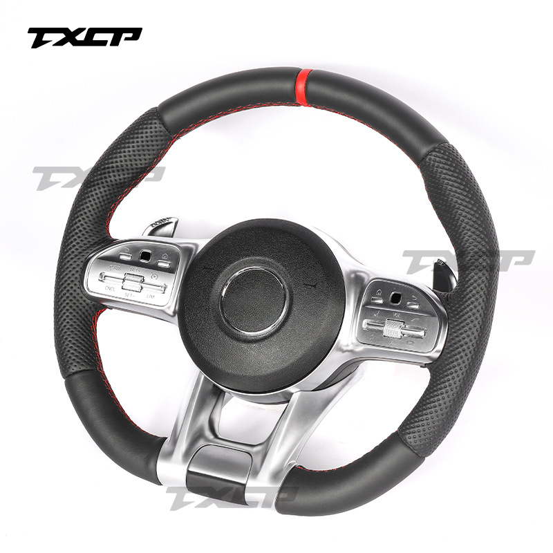Suitable for Mercedes-Benz A/C/E/G/S/E-class GLC GLAW205W204 modified and upgraded genuine leather car steering wheel