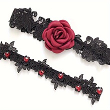 I 64652 Rose Lace Garter Thigh Ring õ���ٽz�ȭh���b�羳