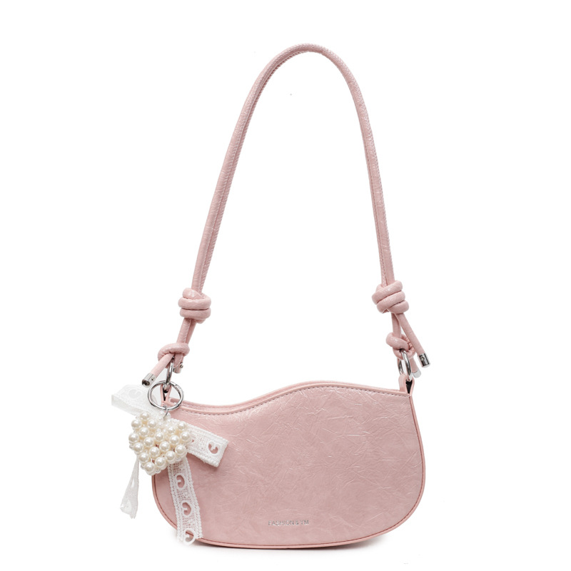 Bolsos pequeños de alta calidad 2025 verano nuevo estilo bolso femenino diseño de nicho bolso de hombro moda patrón de agarre de mano bolso de mensajero
