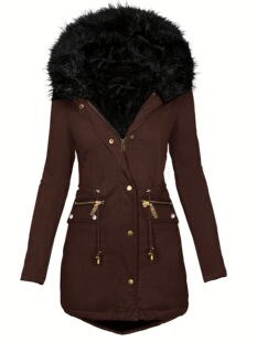 D 90223 Women's Hooded Long Down Jacket �L������ �羳�W
