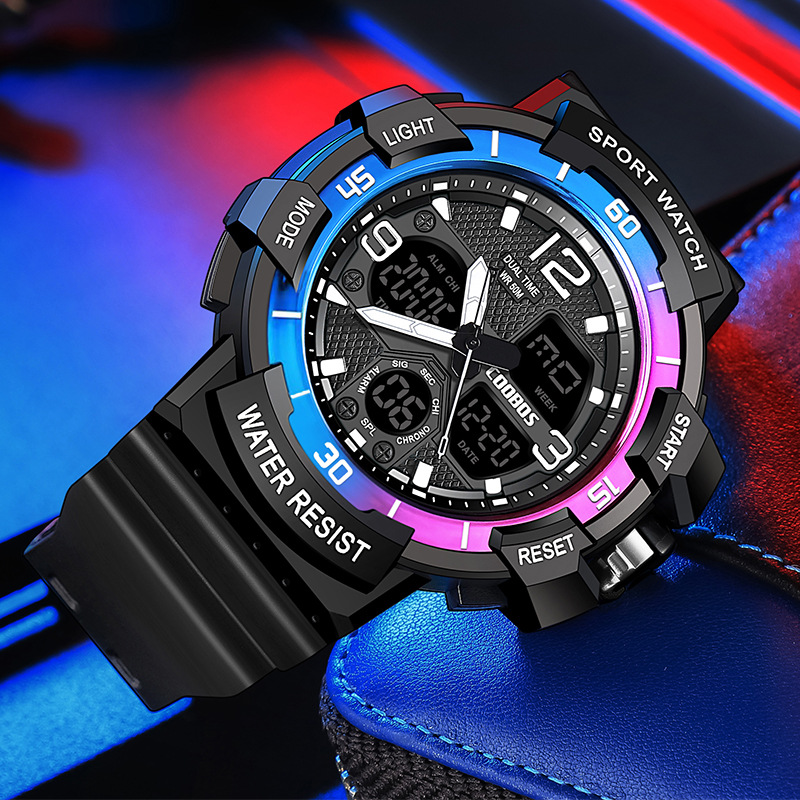 Men's Sports Watch Luminous Waterproof Electronic Digital Sport_voghion.com