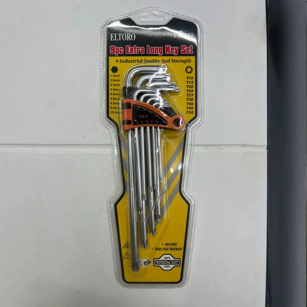 Шаровая головка, цветок сливы, набор шестигранных ключей с плоской головкой, удлиненный винтовой ключ средней длины ZJ136-L-RQ