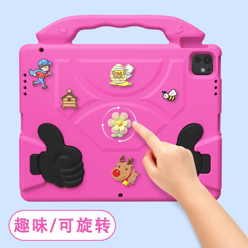 Suitable for iPad Pro 12.9inch Cute Cartoon Tablet Protective Case Pro13/Air 13" Stand Tablet Cover Suitable for iPad Pro 12.9inch Cute Cartoon Tablet Protective Case Pro13/Air 13" Stand Tablet Cover