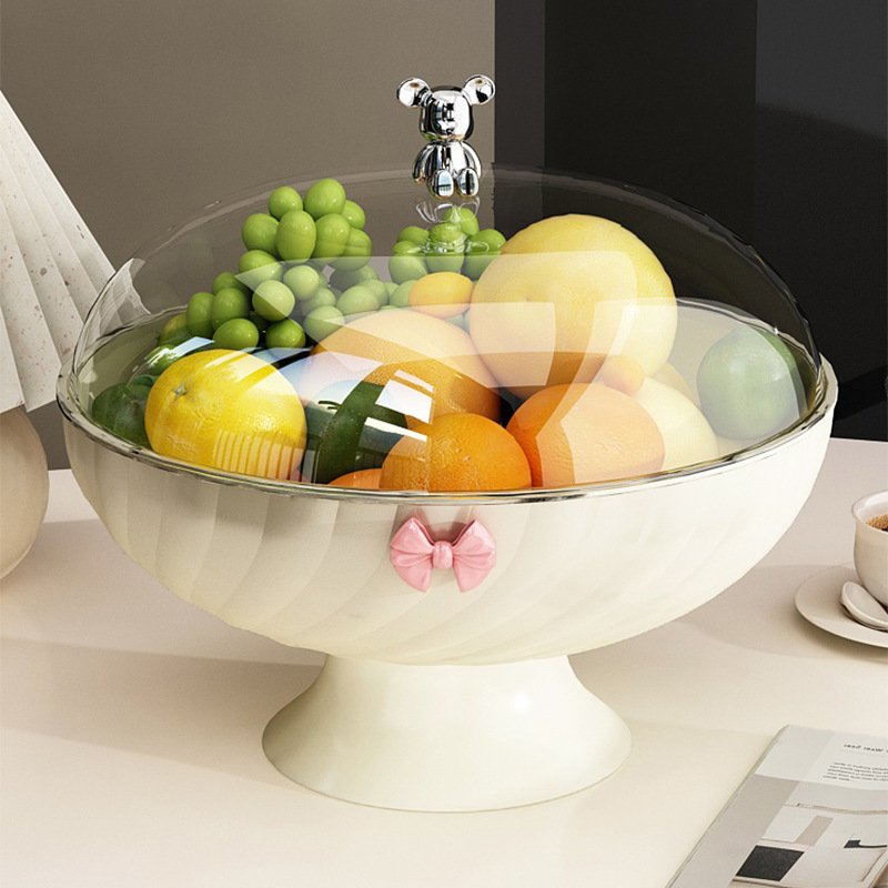 Fruit Plate Living Room Household New High-value Coffee Table Fruit Plate Light Luxury Style High-end Drying Tray Dried Fruit Plate