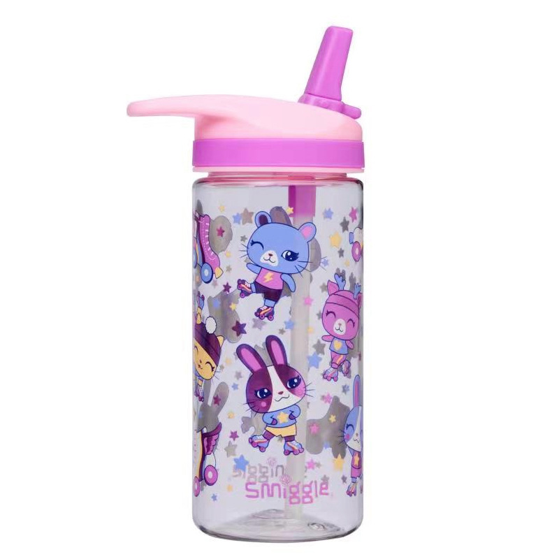 Australia smiggle silicona boca de paja tetera de agua de los estudiantes de la escuela primaria taza de agua para niños taza de mano