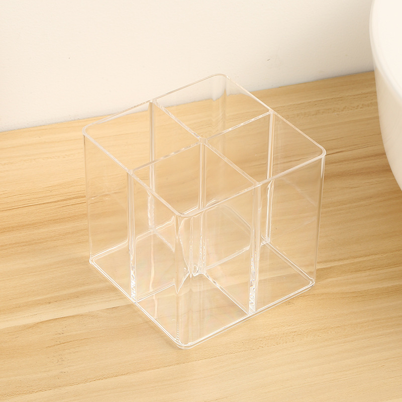 化粧品アクセサリー整理プラスチックケースデスクトップ透明収納ケース本ケースかわいい学生アクリル収納バスケット|undefined
