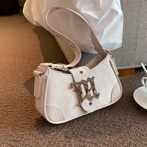 Underarm Bag for Women 2024 New French Niche High-End Single Shoulder Crossbody Bag Fashion Blogger Summer Baguette Bag