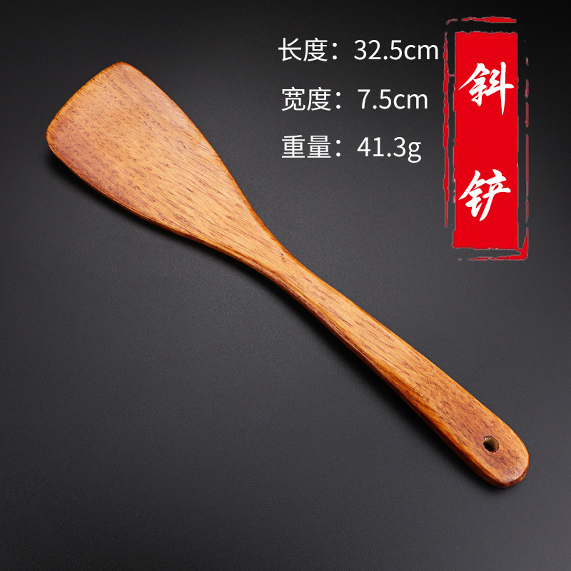 Cuchara de madera cuchara de sopa doméstica cuchara de mango largo cuchara de madera cuchara de arroz cuchara