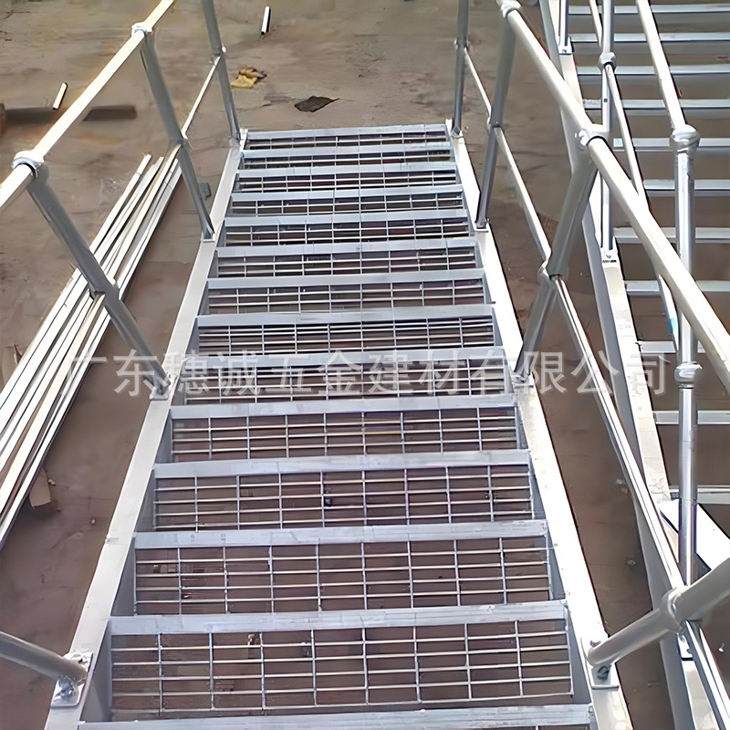 佛山厂家批发热镀锌钢格板热镀锌钢格栅楼梯踏步钢格板平台T1-T8