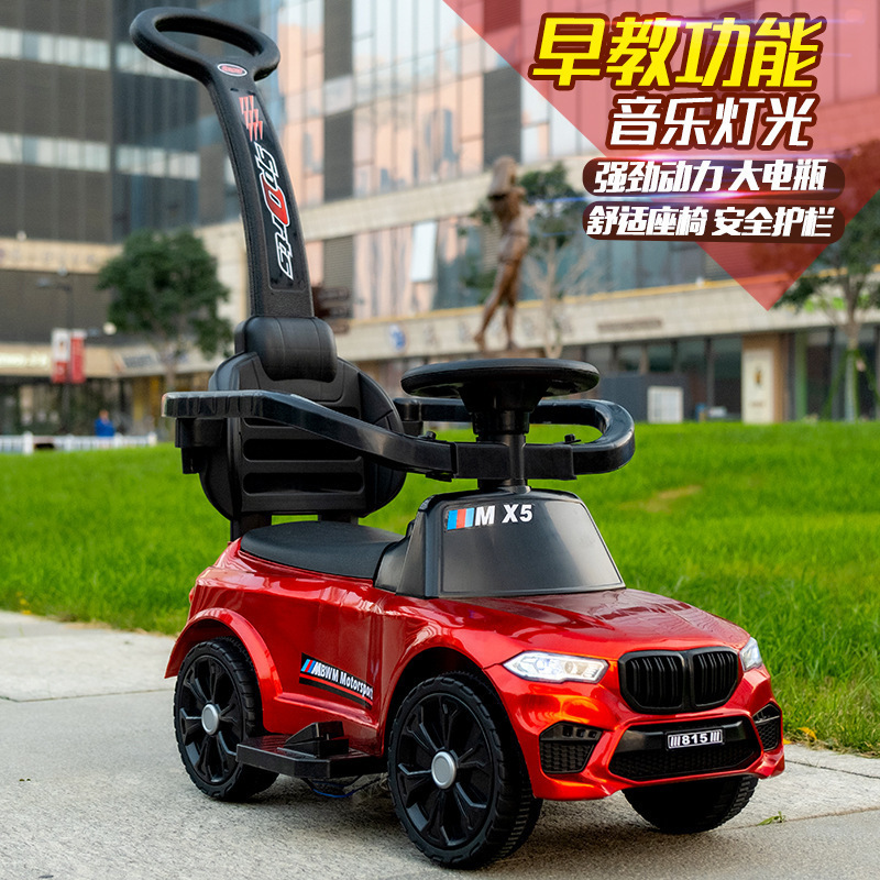 Carro eléctrico para niños, carro de carga y deslizamiento, carro de mano ligero, carro de patinaje infantil anti-rollback de 13 años