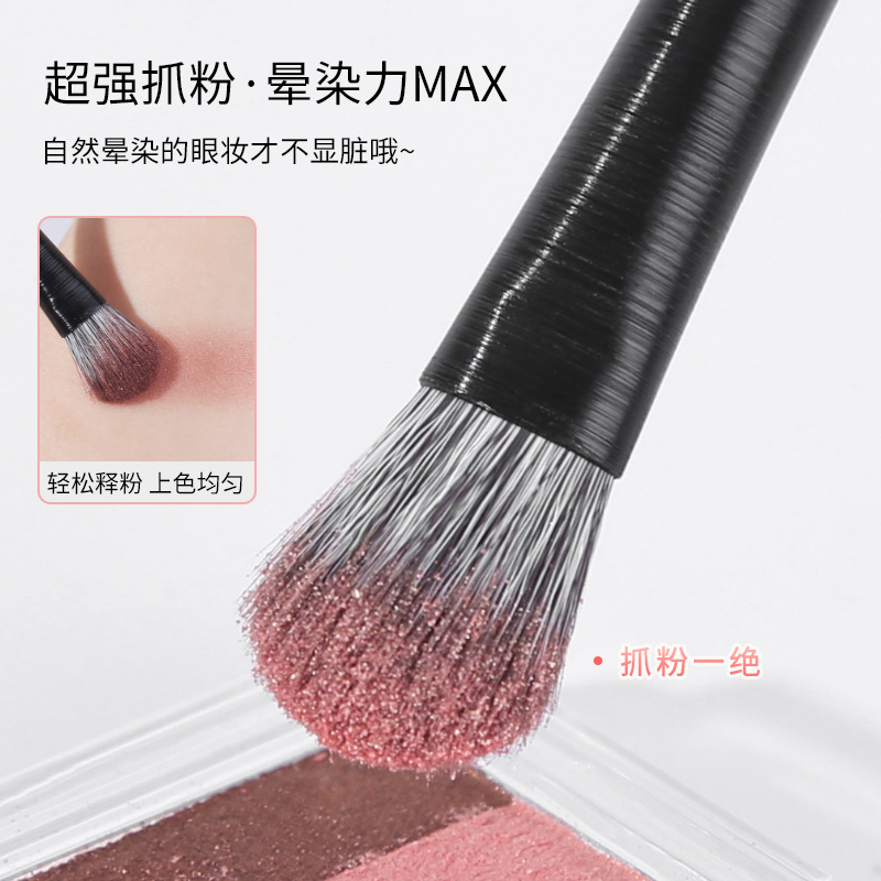 Sombra de ojos cepillo traje conjunto de tres piezas de herramientas de belleza detalle cuchilla ojo corrector manchas Sin Logo maquillaje cepillo al por mayor