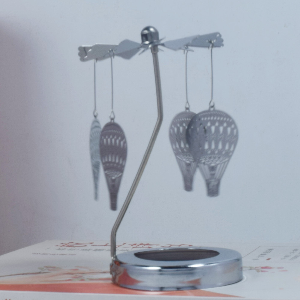 Profesional INS Amazon fabricante romántica aromaterapia vela de vidrio cubierta inteligente giratoria de acero inoxidable candelabro linterna