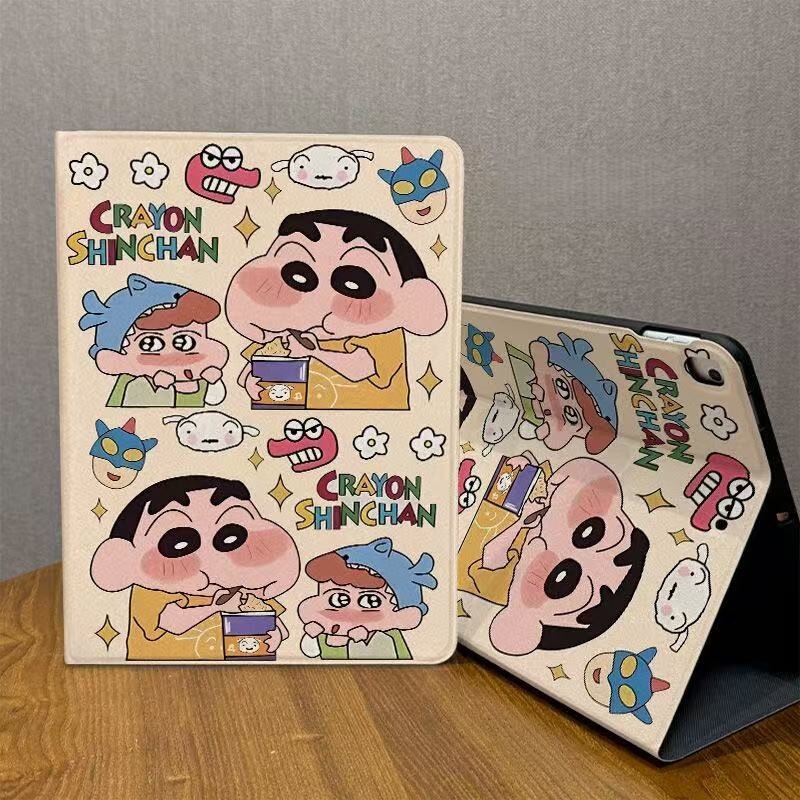 Ipad11 Protective Case 9.7inch Book-Style Air7/5 Full Cover Mini6 Anti-Drop Pro Crayon Shin-Chan 89/10Th Generation Ipad11 Protective Case 9.7inch Book-Style Air7/5 Full Cover Mini6 Anti-Drop Pro Crayon Shin-Chan 89/10Th Generation