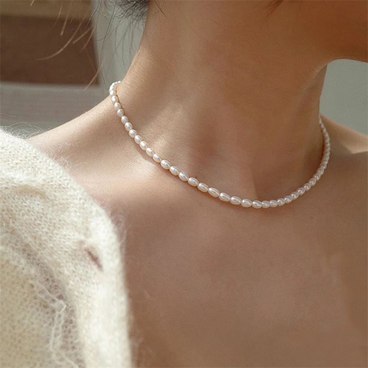 Elegant Round Stainless Steel Imitation Pearl Beaded Plating Necklace display picture 3