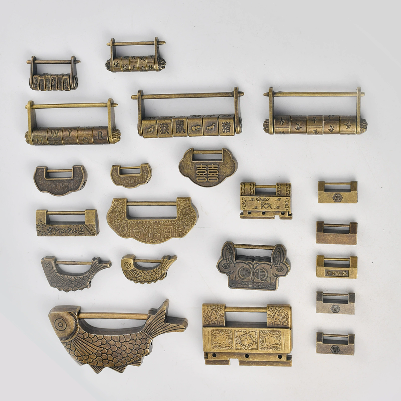 Производитель 19 мини антикварных маленьких замков