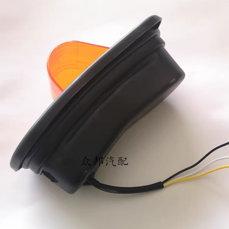 Truck Side Lights 24V Rubber Box Lights Led Side Lights Trailer Truck Reflective Width Indicator Turn Signal