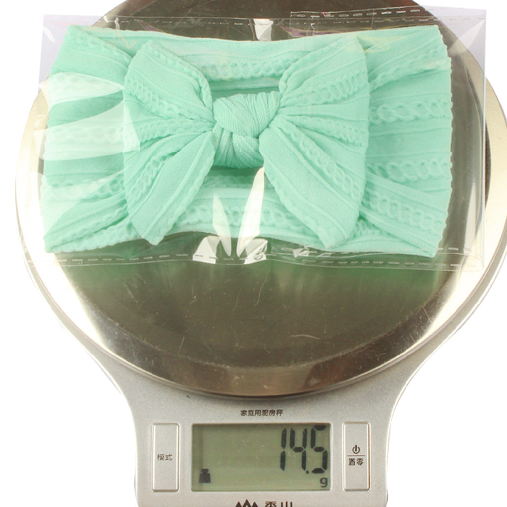 Cute Solid Color Cloth Bowknot Hair Band display picture 2