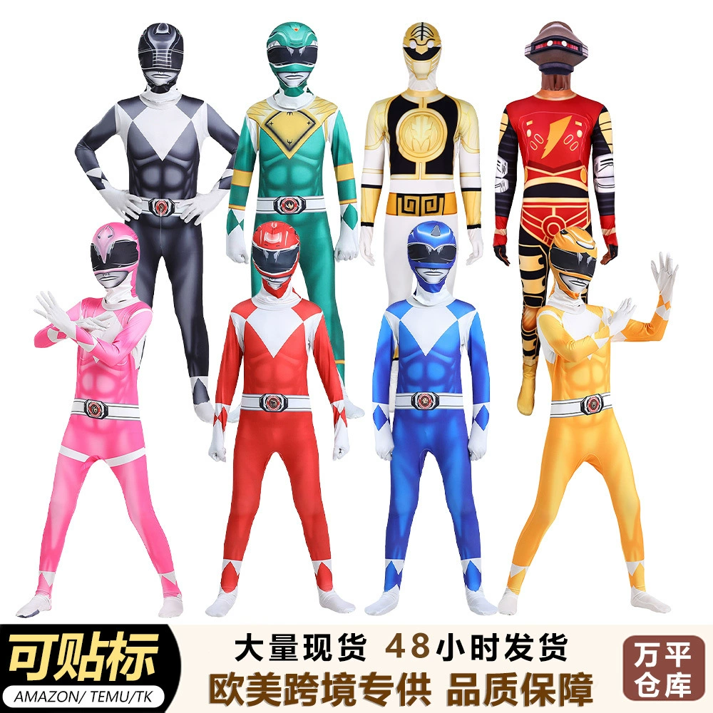 Пальто команды динозавров Колготки Комбинезон для косплея Детский костюм для выступления костюм на Хэллоуин