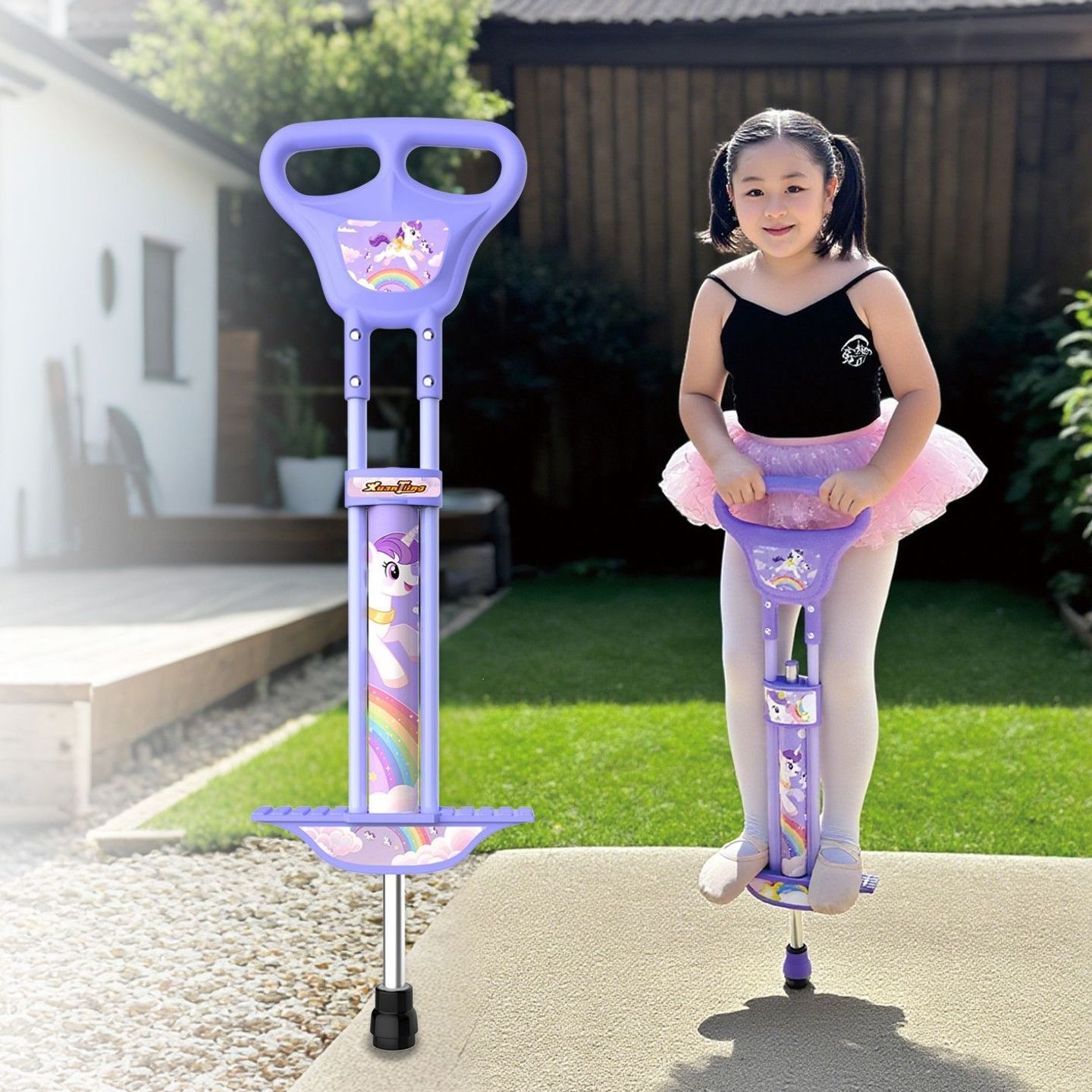 Jumping Ball Children's Toy Fitness Ball Bouncing Ball Jump Rod Jumping Fun Jumping Board Bouncing Children's Day