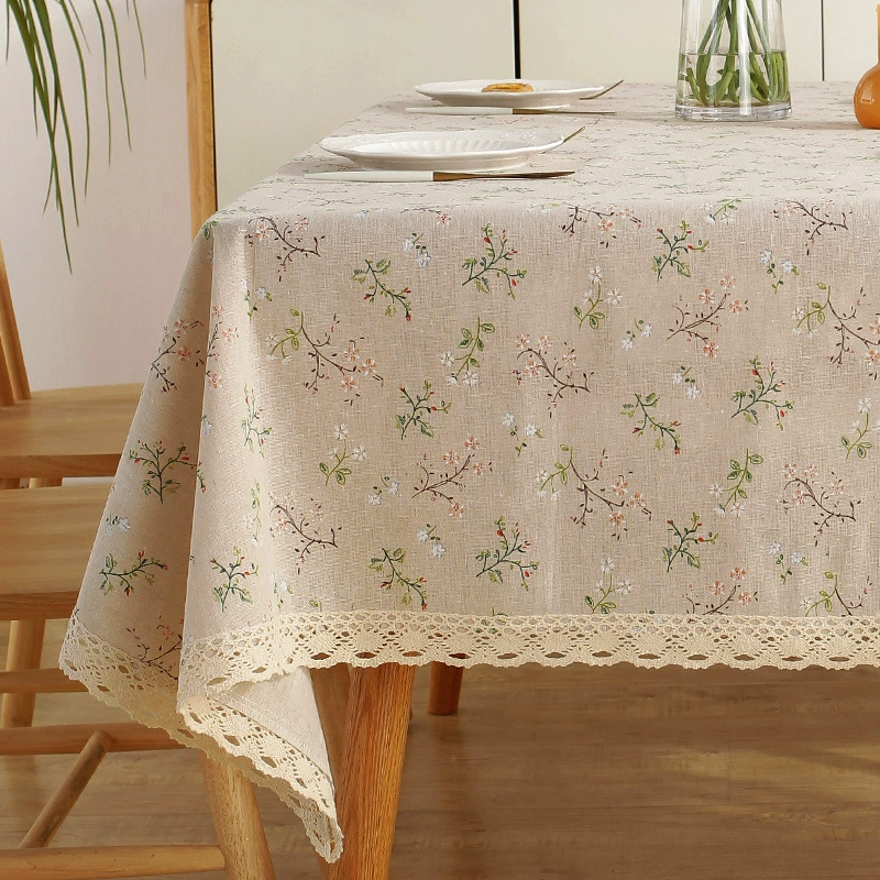 Ethnic retro rectangular festive cloth, boho style, cotton and linen, ethnic style